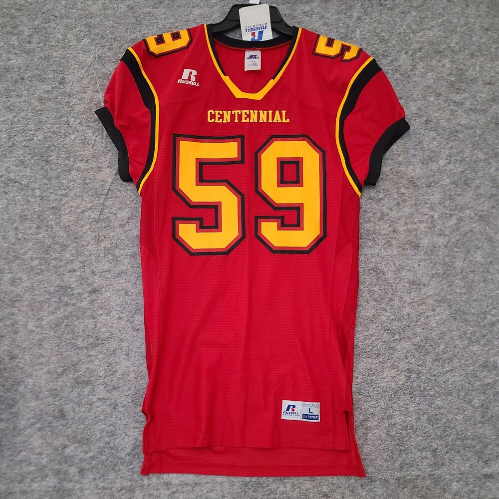 Russell Athletic Football Jersey Mens Large Spandex Style Embroidered NWT 2014